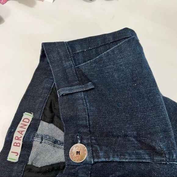 J Brand Jeans Y2K Dark Wash Straight Leg Low Rise Size 27 Cut #714 - Picture 6 of 13